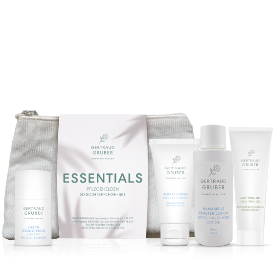 Gertraud Gtuber ESSENTIALS PFLEGEHELDEN - GESICHTSPFLEGE-SET