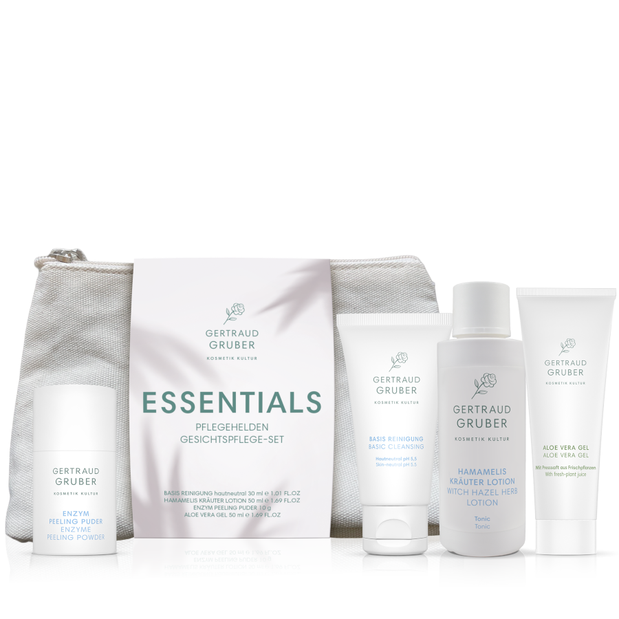 Gertraud Gtuber ESSENTIALS PFLEGEHELDEN - GESICHTSPFLEGE-SET